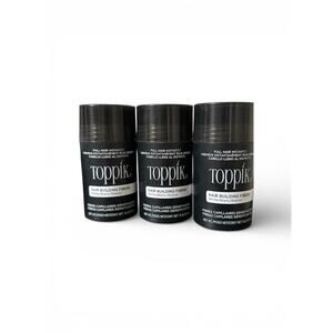 Toppik Hair Building Fibers 3x White 12g Each New